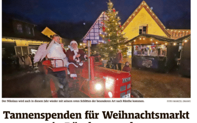 Tannenspende für Weihnachtsmarkt in Rünthe gesucht